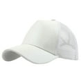 thumbnail image 1 of Hat, Baberdicy Trucker Ponytail Hat Messy Buns Glitter Plain Baseball Cap Unisex Visor Baseball Caps Winter Hat, 1 of 4