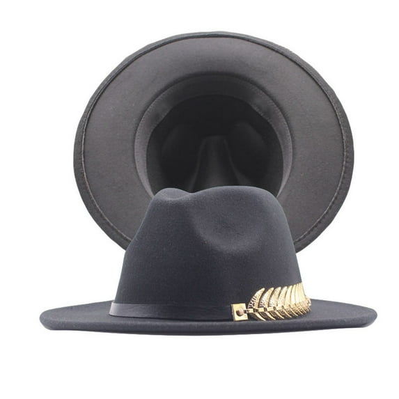 Hat, Baberdicy Womens Panama Hat Classic Belt Fedora Hat Wool Buckle Wide Floppy Baseball Caps Winter Hat