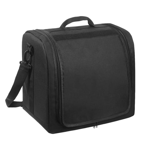 Hat Bag for Baseball Caps, Hat Organizer Bag for Traveling & Moving, Storing Snapback Cap, Hat Carrier Holder Case Oxford cloth Black