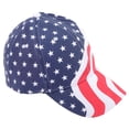 thumbnail image 2 of 4 Pcs American Flag Visor Hats - UV Protection Patriotic Caps For 4th Of July & Outdoor Events 2 of 9