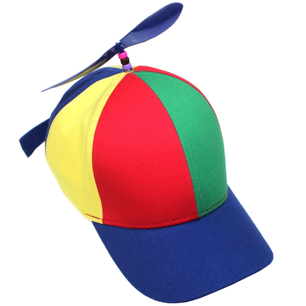 Hat Baseball Propeller Hats Cap Dragonfly Helicopter Rainbow Sun Kids Caps  Sports Summer Beanie Silly Novelty Visor 