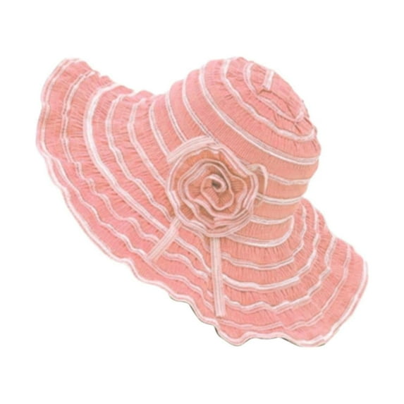 Hat Beanie Cowboy Hat Silk Bonnet Fashion Berets Sun Hat Children's Summer Sun Hat Out To Avoid Sunburn Beach Hat Foldable Sea Side Large Brim Cap Bucket Hats Pink Fedoras Umbrella Hat