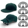 thumbnail image 1 of Hat Bill Curve Shaper Tool (Peak Bender Kit, Cap Accessory), Black, 4Pc Black Hat Brim Bender For Curving Caps, Steaming Optional, Convenient Design, Meiiso, 1 of 6