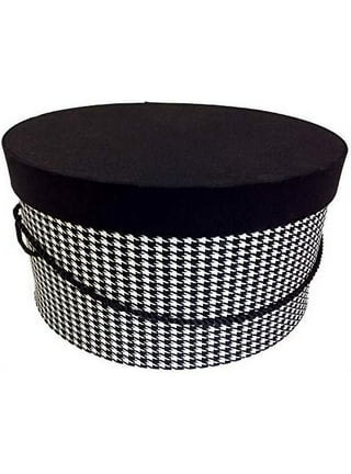 Hat Box Round White #KC2305RWH - Set of 5
