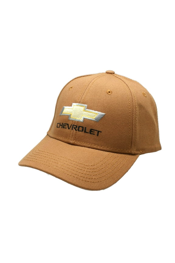 Hat - Chevrolet CARHARTT OSFA Work Wear Adjustable Snapback Brown