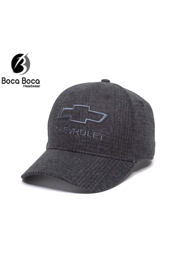 Hat - Chevrolet Wool Blend Embroidered Men's Adjustable Ball Cap