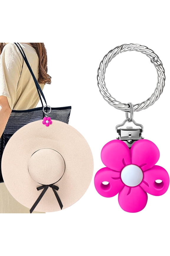 Hat Clip - Hat Holder for Travel Bag - Hands Free Hat Clip for Purse Luggage - Protect Hat from Falling