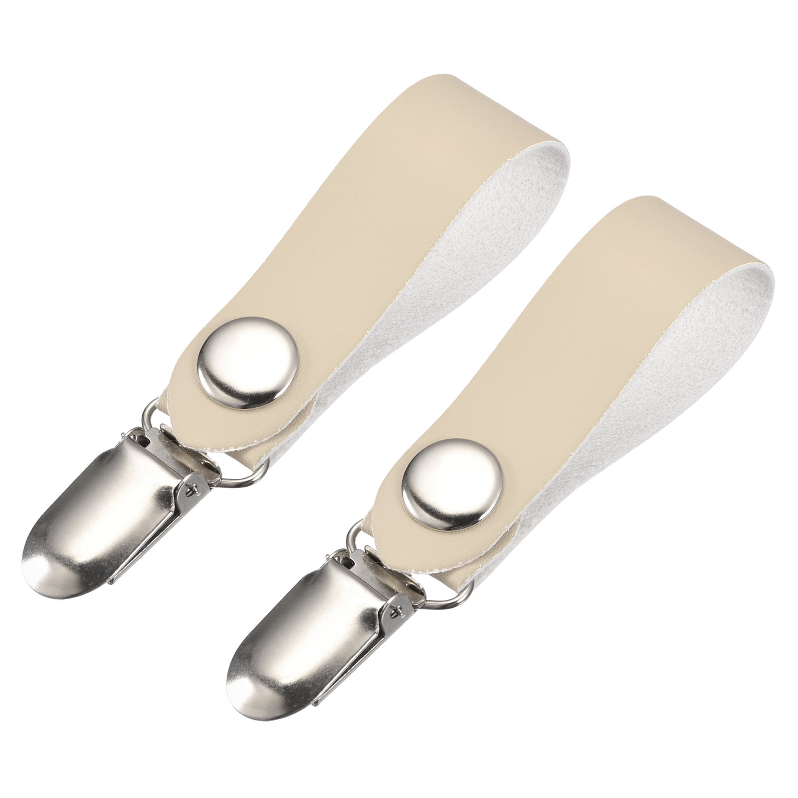 Hat Clips for Travel, 2 Pack PU Leather Hat Clips for Women  display picture 1
