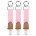 thumbnail image 1 of Hat Clips for Travel, 3 Pack Elastic Hat Clips for Women(Pink), 1 of 6