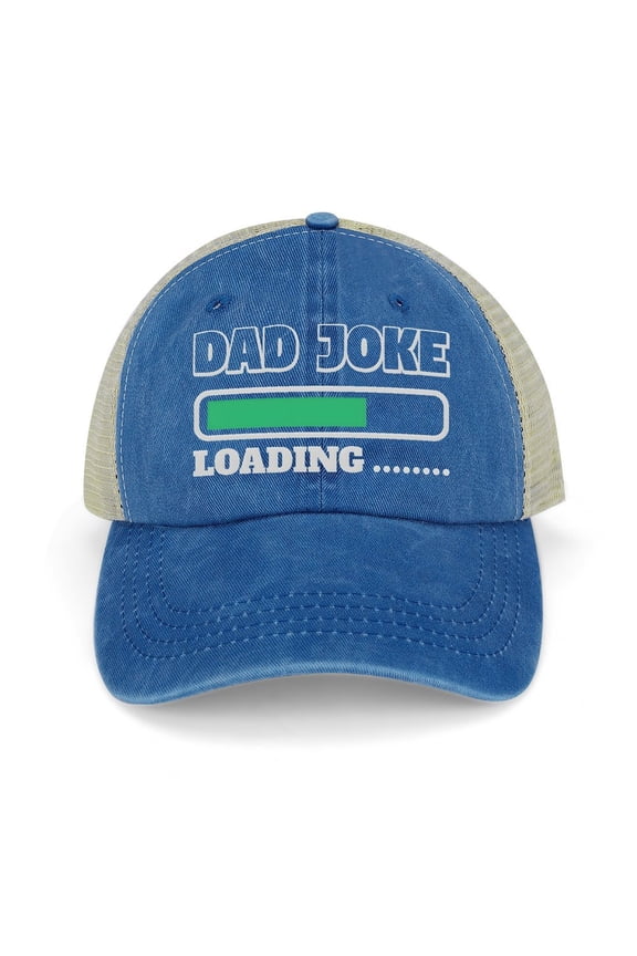 Hat Dad Joke Dark Blue Hat Adjustable Funny Fashion Unisex Baseball Cap for Men Women
