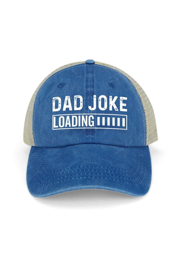 Hat Dad Joke Dark Blue Hat Adjustable Funny Fashion Unisex Baseball Cap for Men Women