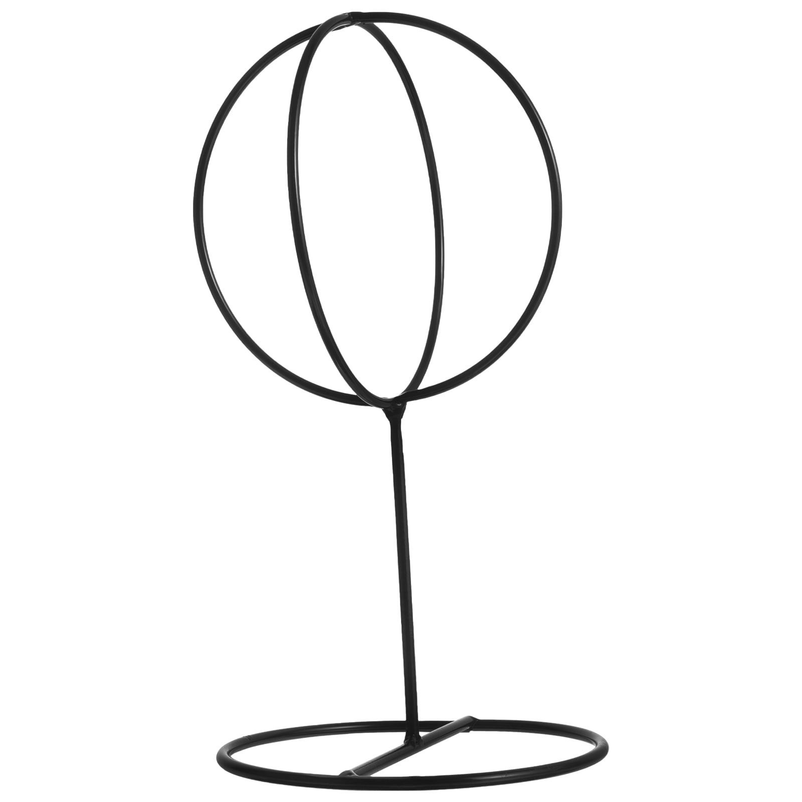 Hat Display Stand Stainless Steel Wig Display Bracket Hat Storage