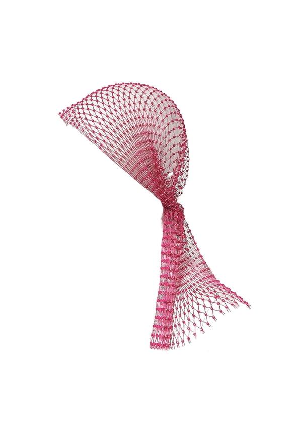 Hat Elastic Snood Scarf Cap Mesh Hollow Out Fishnet Pirate Hat Prom Ball Masquerade Cosplay Headband