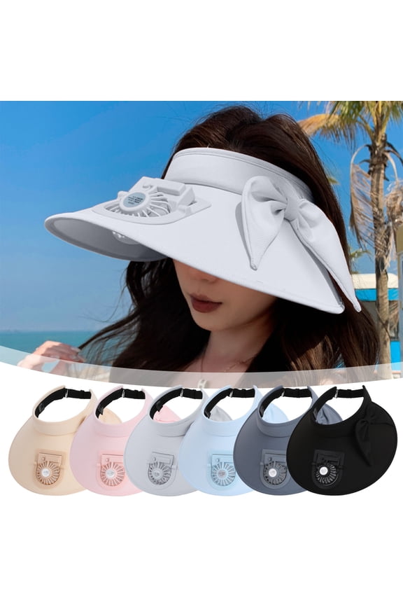 Hat With Fans Solar Power,Cooling Hat,360 Degree Fan Rotating Sun Visor USB Charging Protection Sun Hat Hollow Hat,Solar Powered Fan Hat,Solar Fan Hat(Black Broadband:5.5")from ANMUYUM