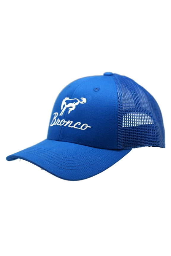Hat - Ford Bronco Mesh Back Adjustable Royal Blue CFS Ball Cap