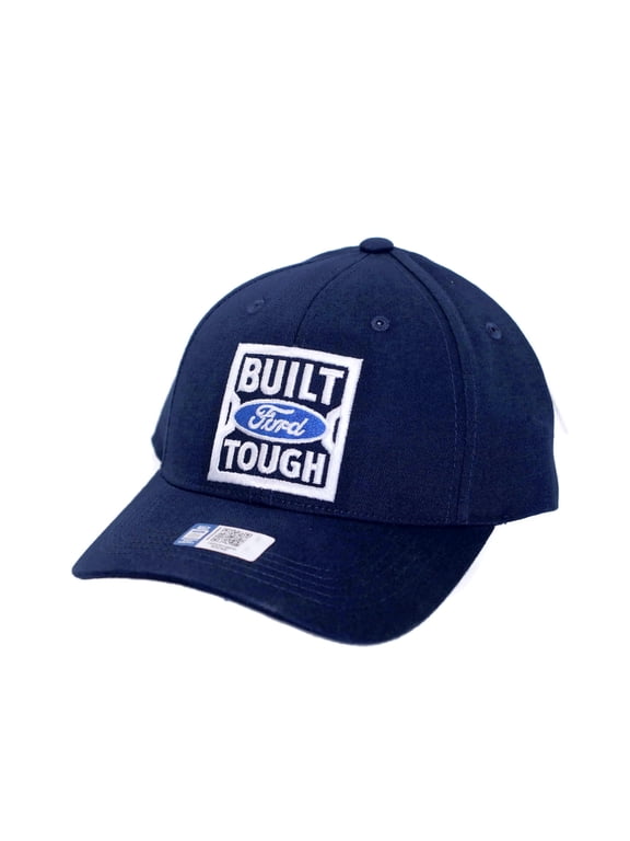 Hat - Ford Built Tough Embroidered Navy Blue CFS Ball Cap