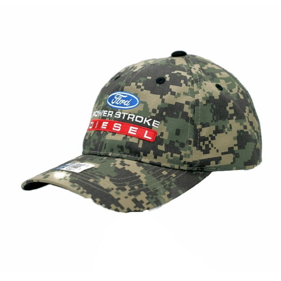 Hat - Ford Power Stroke Diesel Digital Camouflage Adjustable CFS Ball Cap