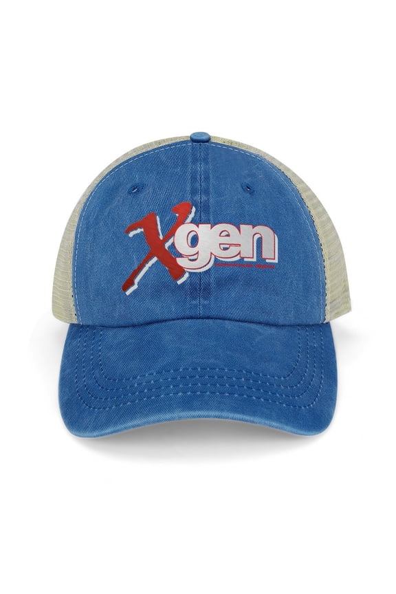Hat Gen X Dark Blue Hat Adjustable Funny Fashion Unisex Baseball Cap for Men Women