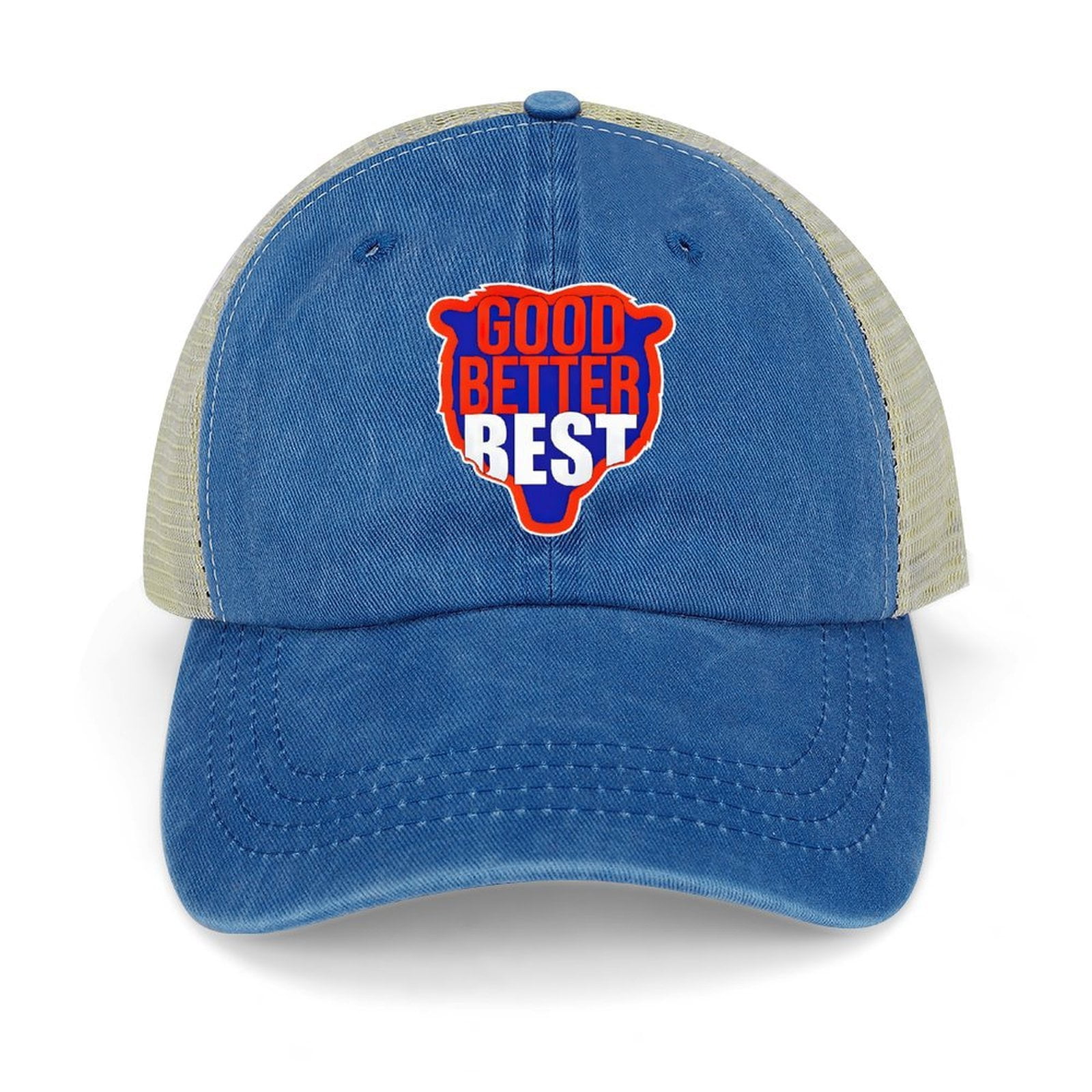 Hat Good Better Best Bears Dark Blue Hat Adjustable Funny Fashion ...