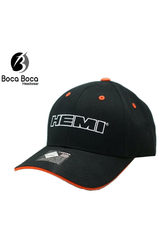 Hat - HEMI Ball Cap Black with Orange Trim CFS Officially Licensed Cap