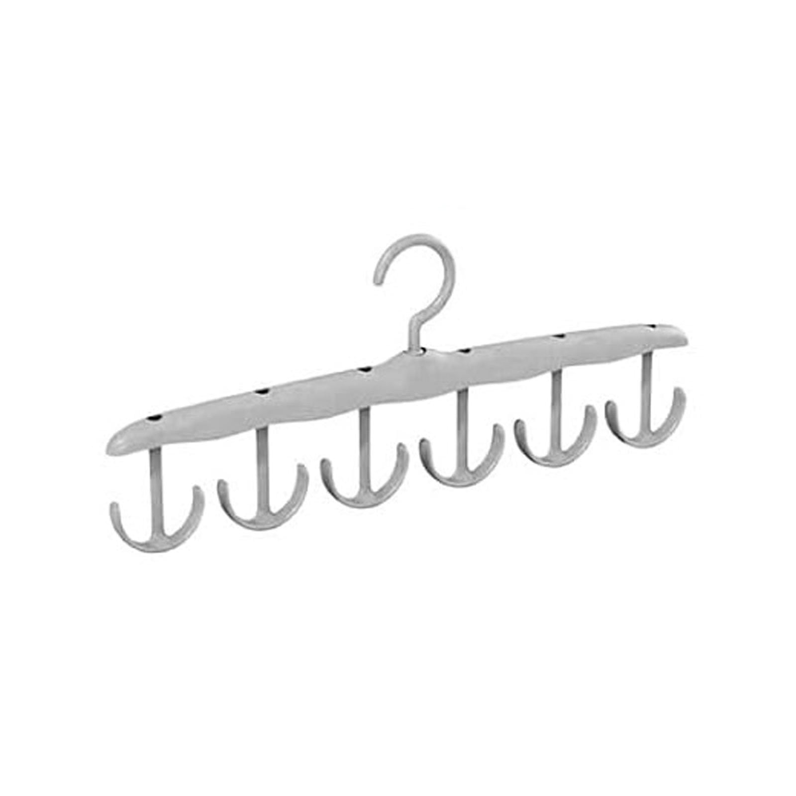 Hat Hangers for Closet, Hat Organizer for Baseball Caps, 360-Degree Rotation Hat Holder Storage with 12 Hooks, Gift for Men, Women, 1 Pcs, 11.81x0.78x2.75"