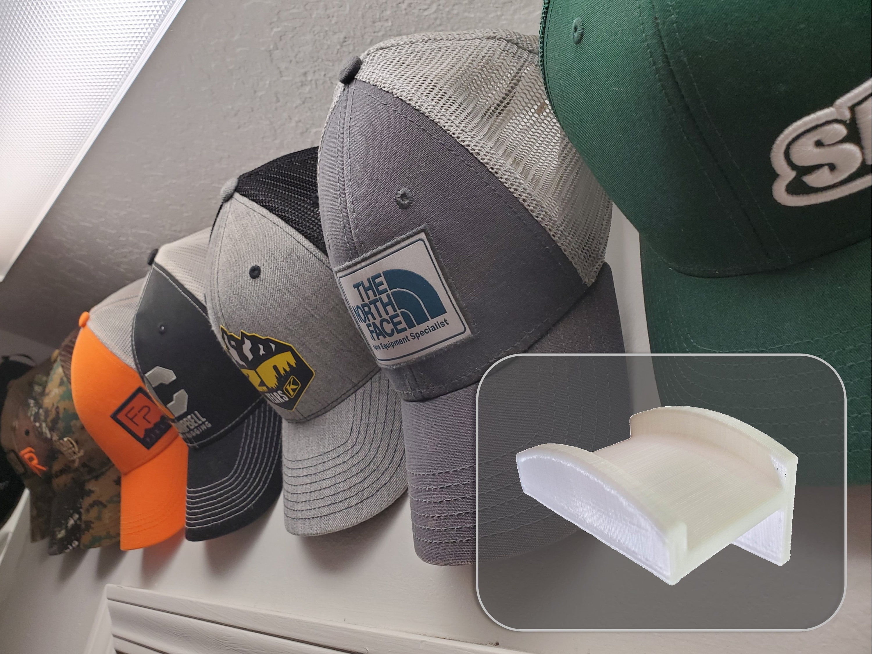 Hat Hangers in ANY COLOR Hidden, minimalist rack to hold or organize