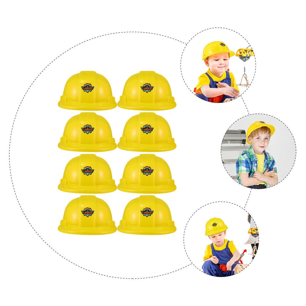 Hat Hard Construction Kids Party Child Worker Helmet Hats Plastic
