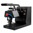 thumbnail image 1 of Hat Heat Press 4-in-1, Cap Heat Press Machine 6x3", LCD Digital Timer Temp Control, 4 Curved Heating Elements for Hats, Sublimation Transfers, 1 of 9