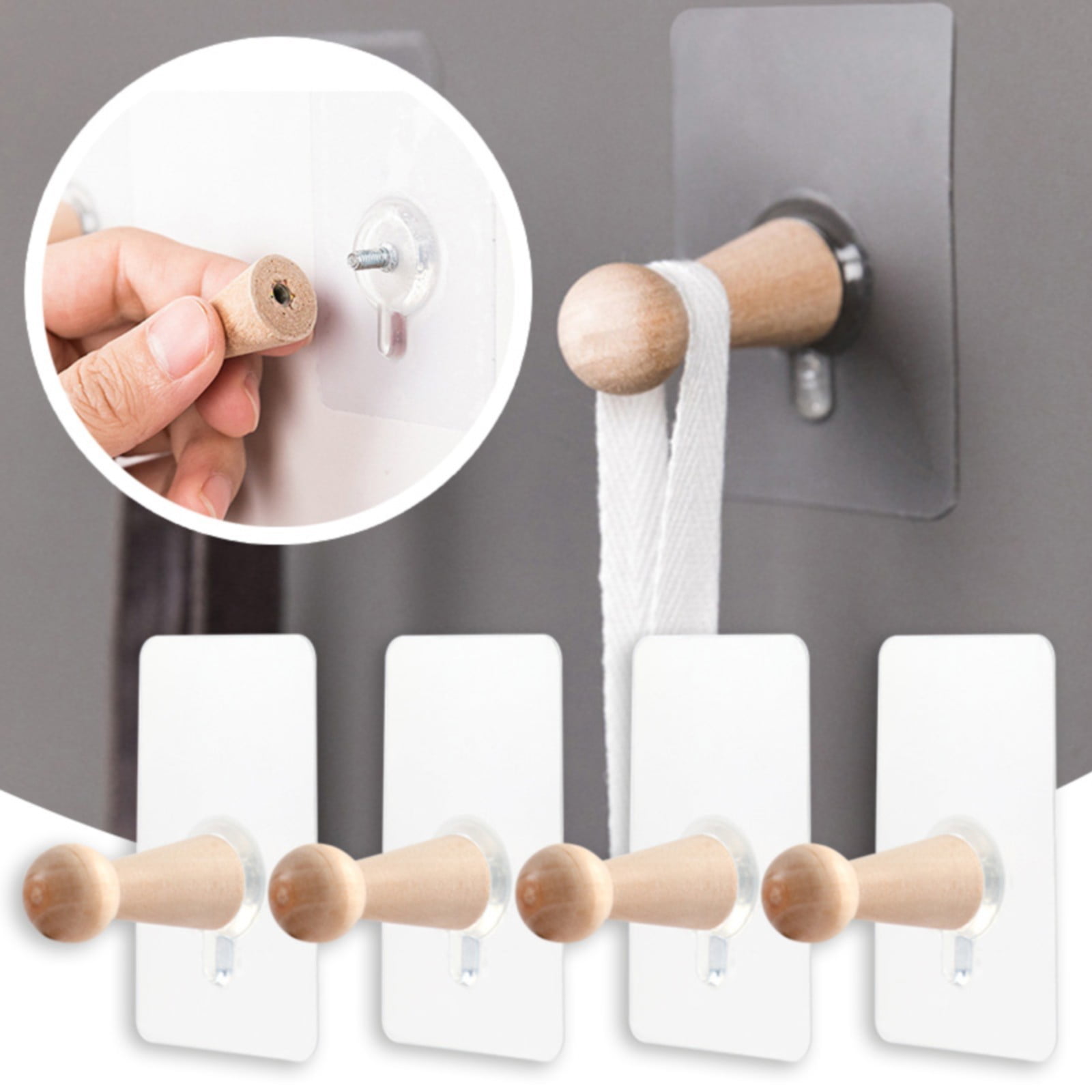 Hat Hooks For Wall Hat Hanger Wood Hooks Self Hooks Wooden Hat Rack