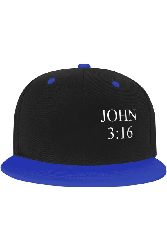 Hat John 3:16 Believer Baseball Cap Men Cowboy hat Women Trucker Hat Sun Hat Dad Cap Fishing hat White