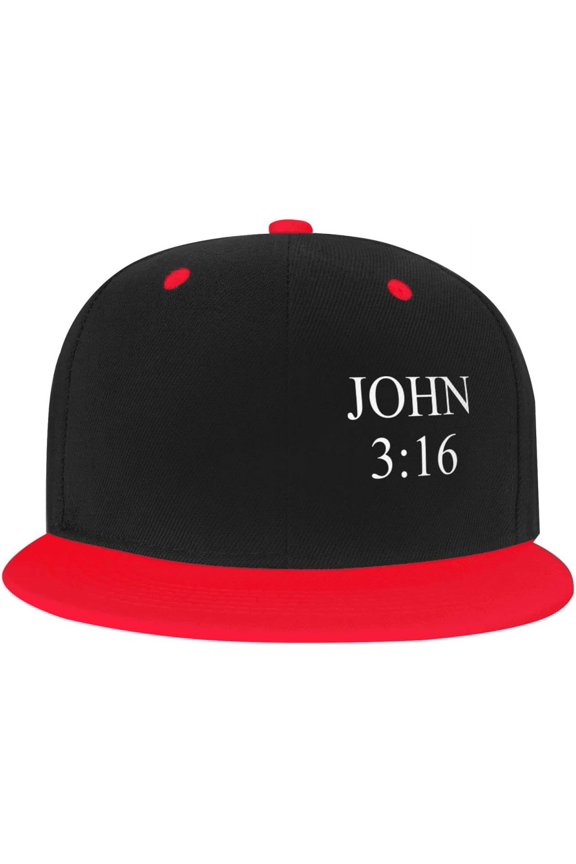 Hat John 3:16 Believer Baseball Cap Men Cowboy hat Women Trucker Hat Sun Hat Dad Cap Fishing hat White