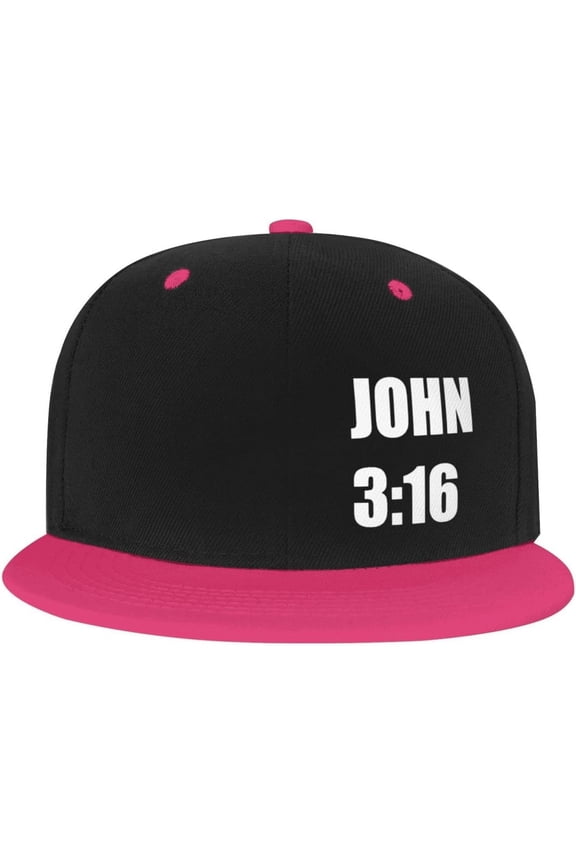 Hat John 3:16 Believer-Christian Faith Baseball Cap Men Cowboy hat Women Trucker Hat Sun Hat Dad Cap White