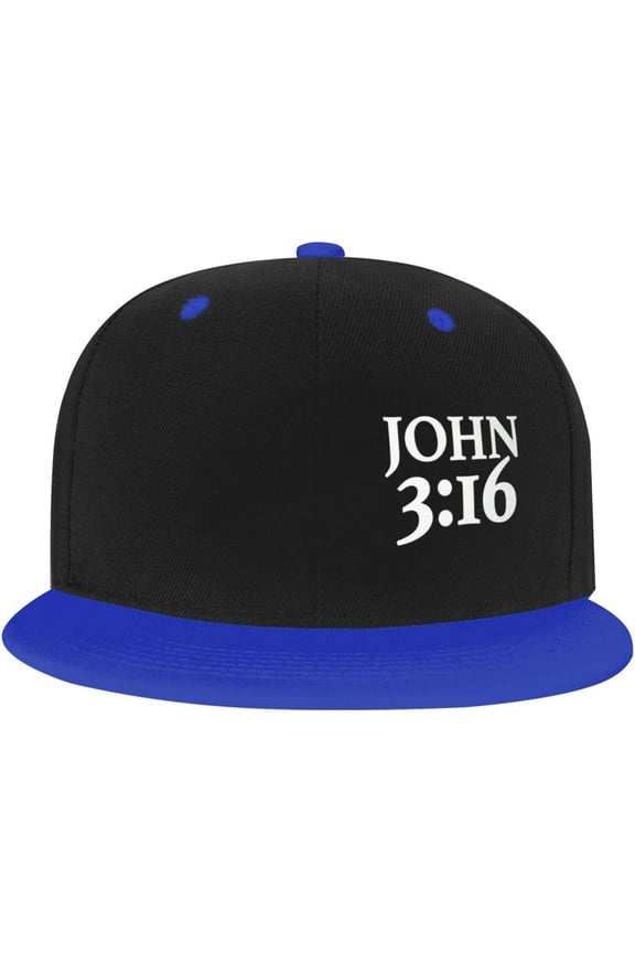 Hat John 3:16 Believer, Christian, Jesus, Faith Baseball Cap Men Cowboy hat Women Trucker Hat Sun Hat Dad Cap White