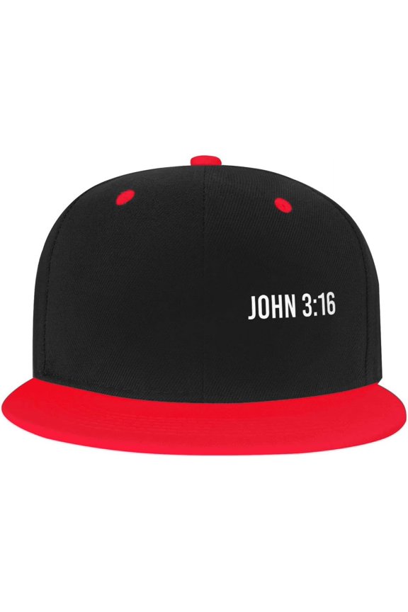Hat John 3:16 Believer,Jesus Baseball Cap Men Cowboy hat Women Trucker Hat Sun Hat Dad Cap Fishing hat White