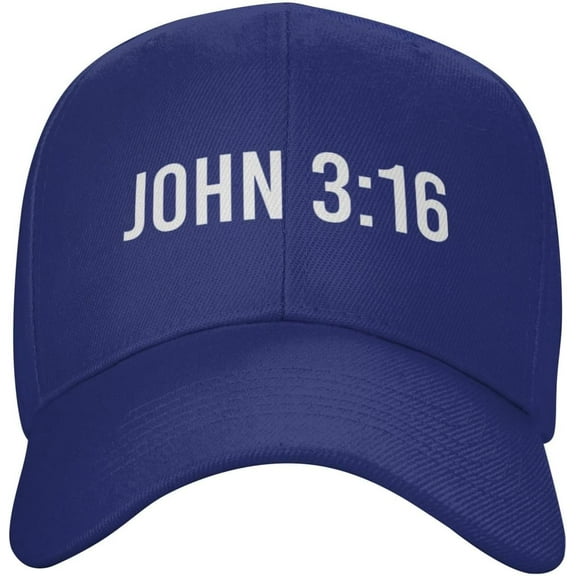 Hat John 3:16 Believer,Jesus Baseball Cap Men Funny Gift Trucker Hat Women Sun Hat Dad Cap Fishing hat Black