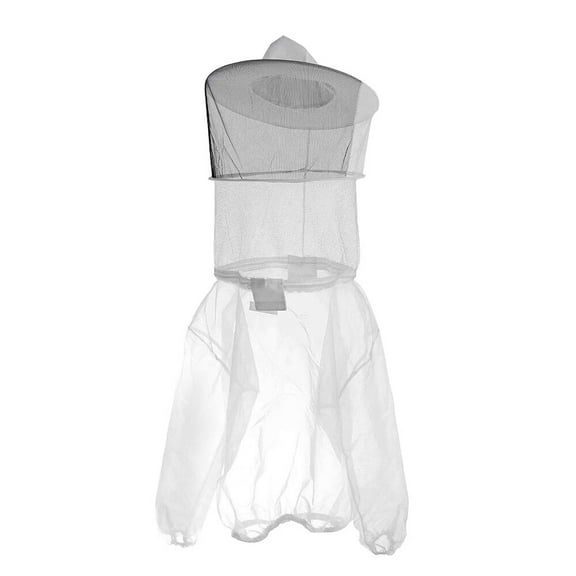 Hat Mesh Veil Smock Beekeeper Beekeeping Anti-Bee Half Body Protective Clothes