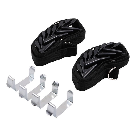 Supvox 2Pcs Nylon Backed Hat Organizer Rack for Baseball Caps in Black