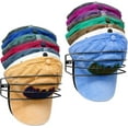 thumbnail image 1 of Hat Organizer for Baseball Caps, 2-Pack Black Metal Hat Rack Ball Cap Storage Organizer Hold Up to 30 Caps Hat Holder for Wall Door Closet, Wall Mounted & Adhesive Installation Option, 1 of 6