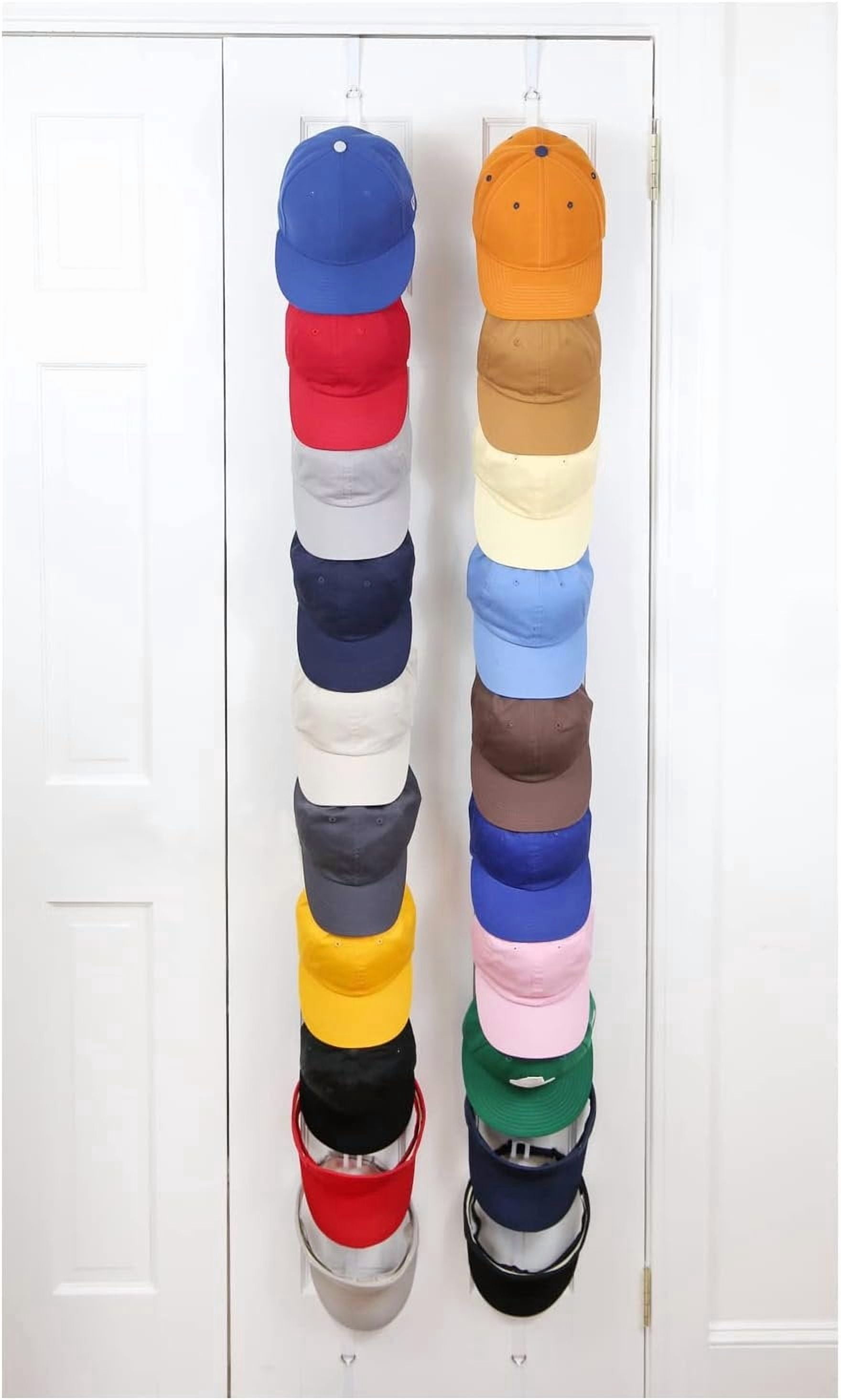 Hat Organizer Cap Rack FAV | Hat Racks | Hold up to 40 caps | Over Door ...