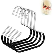 Hat Organizer Hanger, Space Saving Closet Storage for Cowboy Caps, Sturdy Metal Hook Anti-slip Design, Holds Baseball Caps, Accessories - Multi Functional Storage Hanger(4Black)