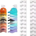 thumbnail image 1 of Hat Organizer Hold up to 20 Hats, 2 Pack Hat Rack for Wall with Strong Adhesive, Hat Organizer for Baseball Caps Display for Door Closet, Hat Hanger Holder Multilayer Two Mounting Option, 1 of 7