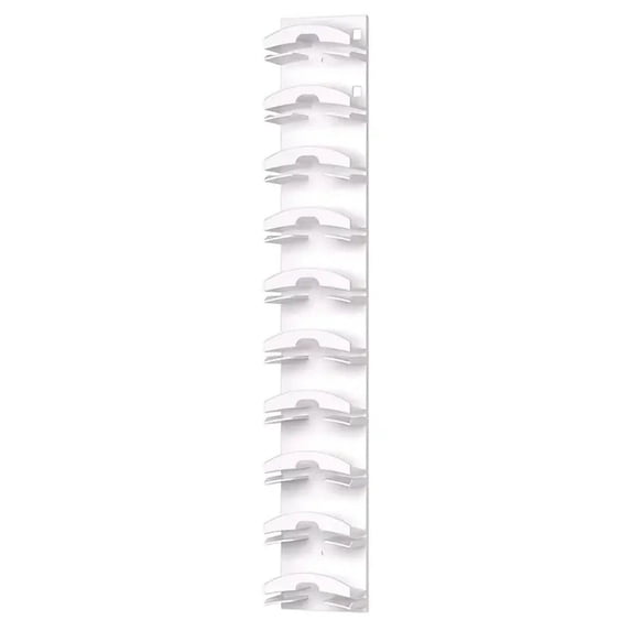 Hat Organizer Wall Mount 20 Slot Baseball Cap Storage Rack Adhesive And Screw in Holder for Door Bedroom Entryway, Durable Plastic Space Saving Display