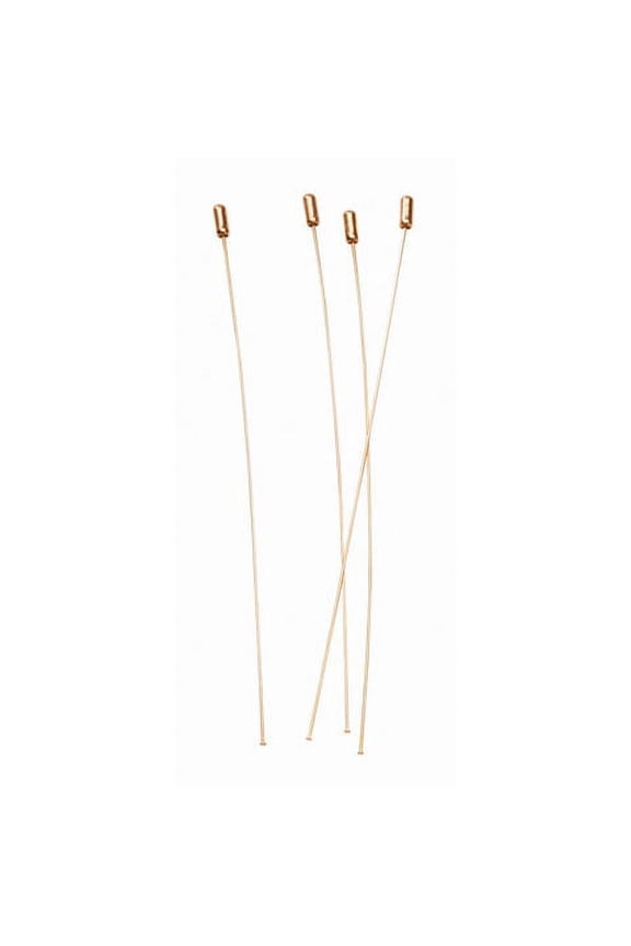 Hat Pins - Gold - 6 inch - 12 pieces