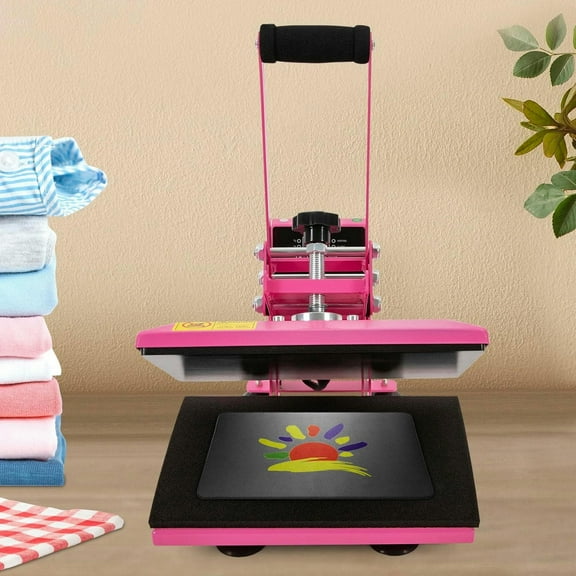 Hat Press 1.8 * 9-Inch Heat Press Machine 700W Professional Heat Transfer Machine T Shirt Pressing Machine Sublimation Heat Press Transfer Machine for T-Shirt Hat Pillowcase