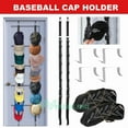 thumbnail image 1 of Hat Rack Organizer Baseball Holder Storage Cap Hanger Door Wall Coat Caps Stand, 1 of 6