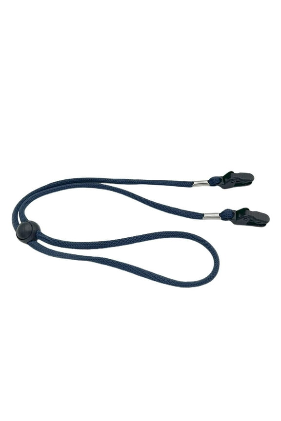 Hat Retainer Hat Chin Cord Boating Riding Windproof Hat Strap Clips for Wind Dark Blue