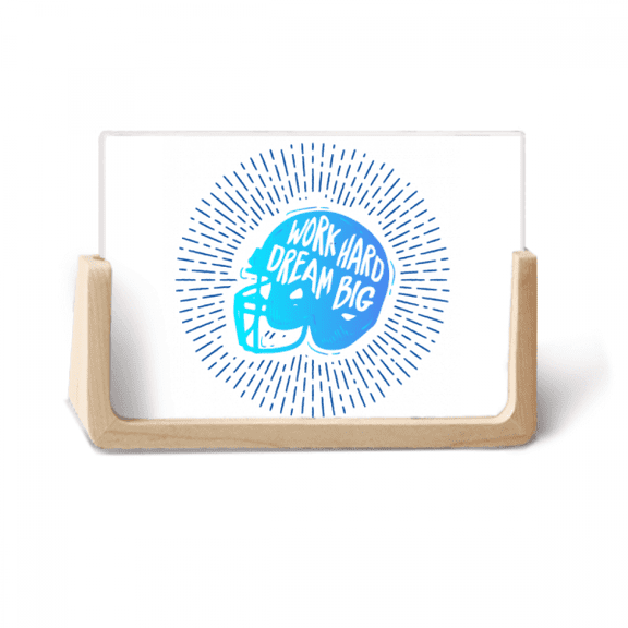 Hat Safety Work Motorcycle Photo Wooden Photo Frame Tabletop Display