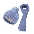 thumbnail image 1 of Hat Scarf And Glove Set Fashionable Outdoor Baby Warm Piece Set, 1 of 6