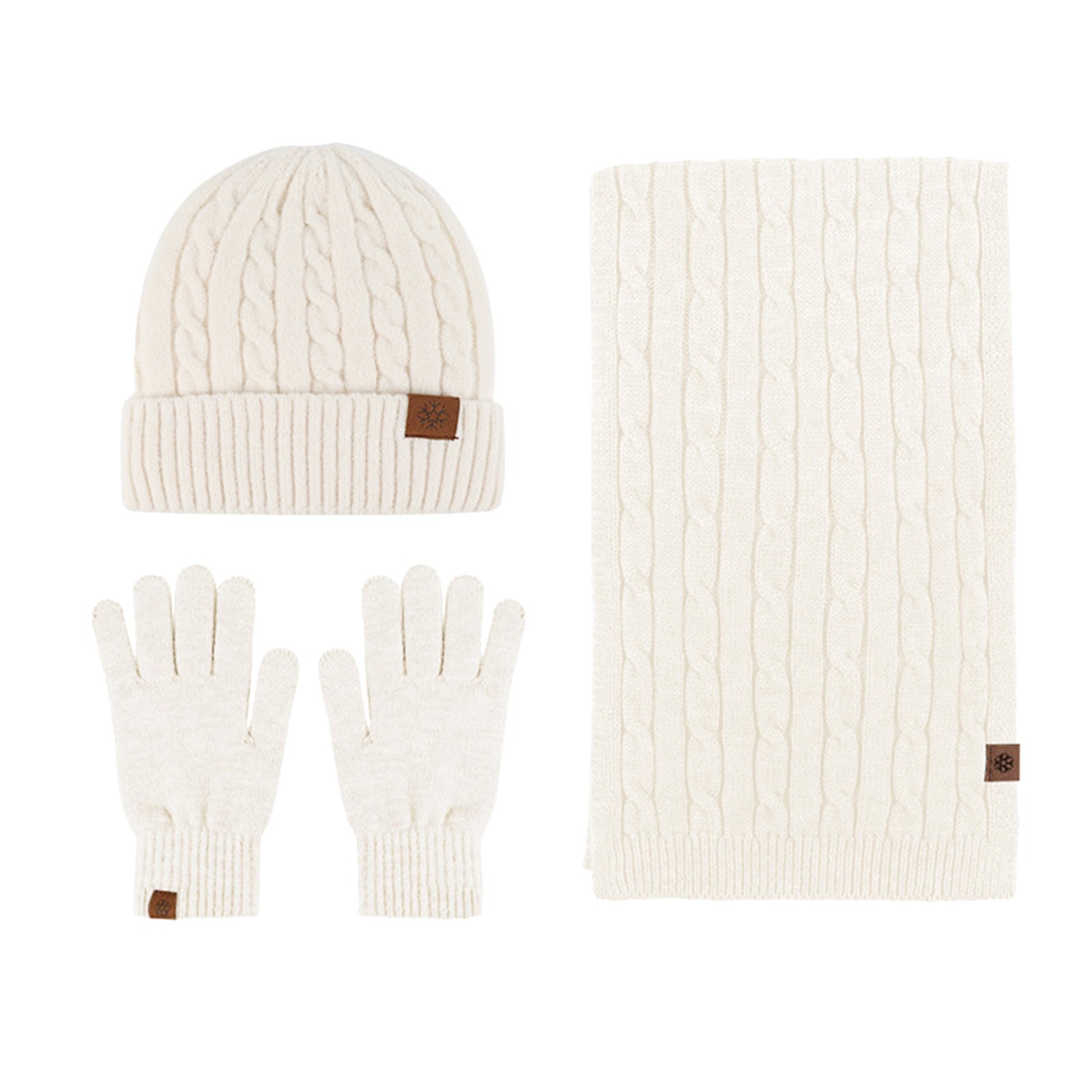 Hat Scarf Gloves Set For Men And Women 2023
