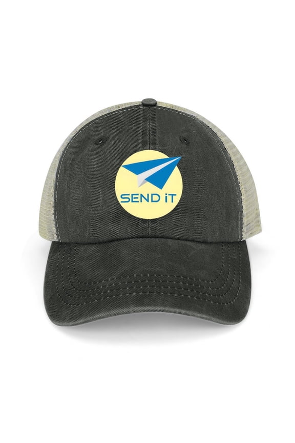 Hat Send It Black Hat Adjustable Funny Fashion Unisex Baseball Cap for Men Women